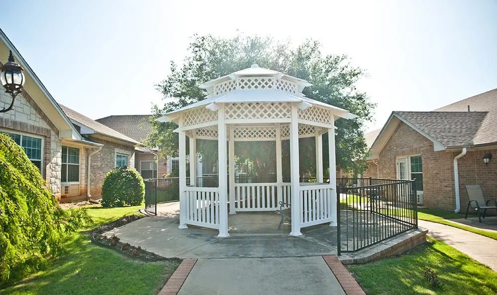 Enjoy a beautiful day from the gazebo